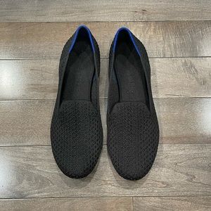 Rothy’s black honeycomb loafers
